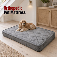Matelas orthopédique pour chien avec housse amovible et lavable, options de matelassage et de passepoil personnalisables pour les gammes de produits en marque blanche