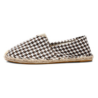 Haute Qualité Espadrille Unique Traditionnel Lin Pêcheur Fait À La Main Plat Espadrille Chaussures Pour Hommes Femmes