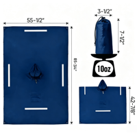 Poncho de pluie à bandes réfléchissantes, à capuche, pour forte pluie, multifonctionnel, élégant et polyvalent pour le camping, la pêche, les voyages