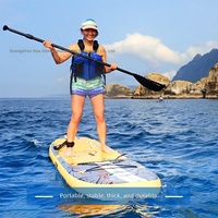 Planche de surf gonflable portable pour adultes, stand-up paddleboard, ski nautique de course