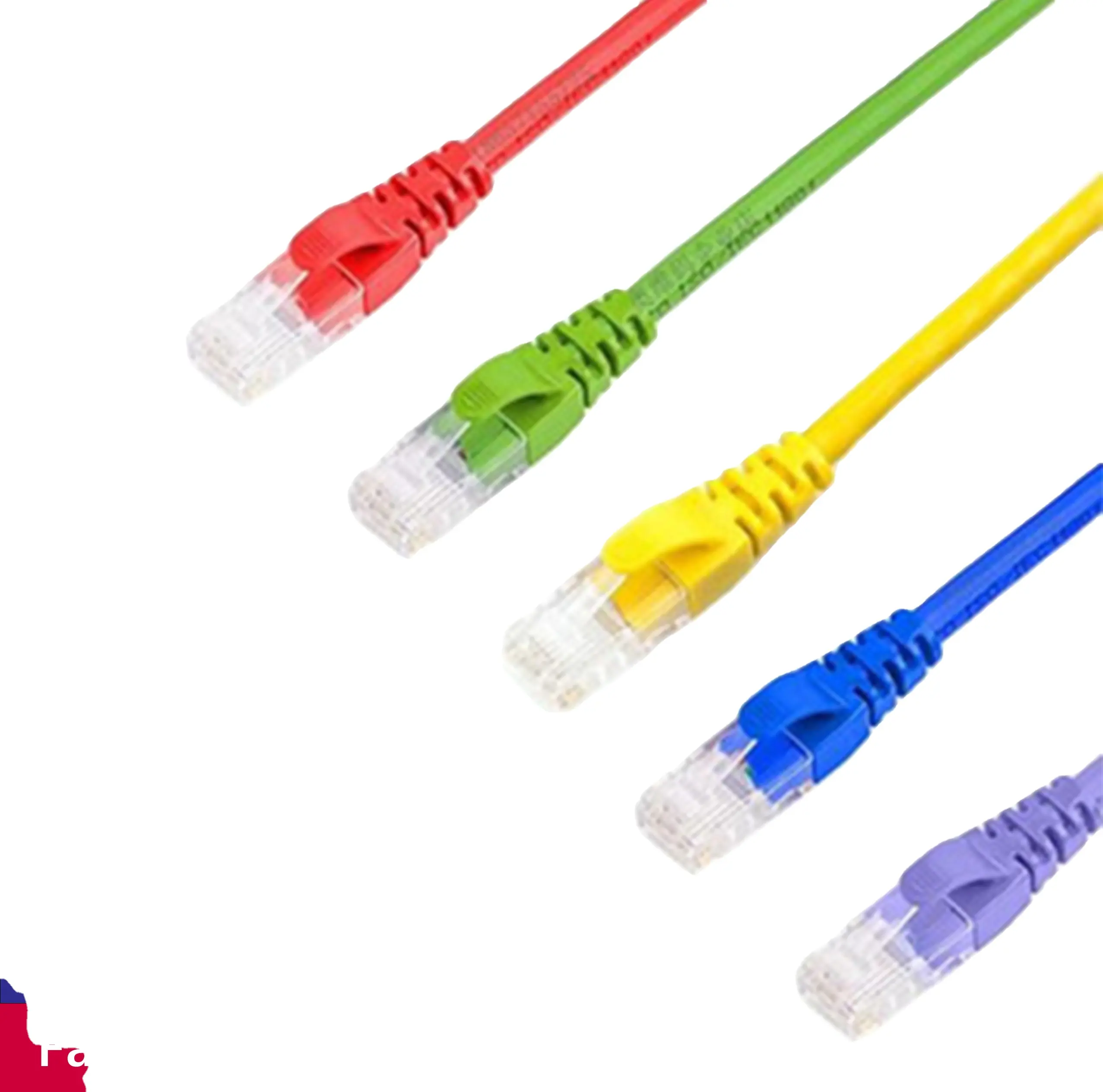 Fornecedor Rede jumper cabo rj45 Cat6 1m 2m 5m 10m UTP/FTP/SFTP/STP rodada Cabo de comunicação Ethernet lan patch cord