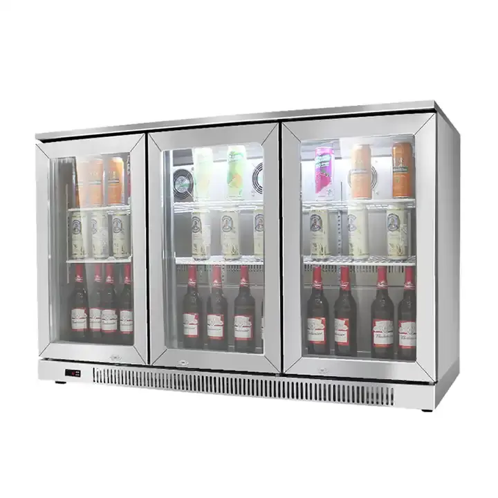 Compresseur commercial réfrigérateur porte en verre barre de stockage équipement de réfrigérateur pour hôtel et usage domestique
