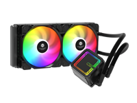 Système de refroidissement liquide pour PC gaming 240MM ARGB, radiateur refroidisseur CPU, 3 broches, roulement fluide, faible bruit 23dB