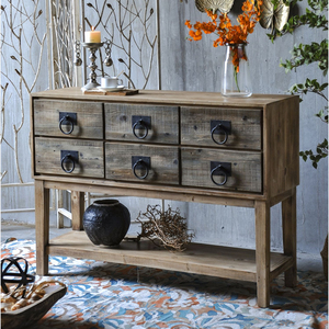 Factory spot latest design of porch cabinet living room decoration of solid wood cabinet tv unit cabinet 6 drawer chest