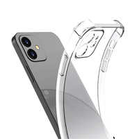 Étui de téléphone antichoc pour iPhone 16 15 14 13 12 11 8 7 Plus Pro Max Xs X Étui transparent en TPU Vente en gros