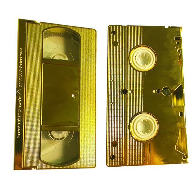 Shinny Gold & Silver Colors VHS Blank Video Cassettes T120/T160/T180minutes and Factory Support OEM Service