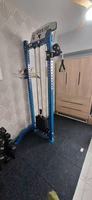 Máquina de Cruce de Poleas de Alta Calidad con Polea Individual Ajustable para Ejercicio y Entrenamiento Unisex Equipo de Gimnasio