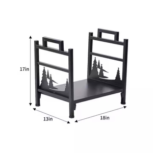 Brasero Moderno para Jardín <span class=keywords><strong>con</strong></span> Soporte para Leña, Brasero <span class=keywords><strong>de</strong></span> Hierro y Porta Leños, Fabricado por Firepit - Product Image 6