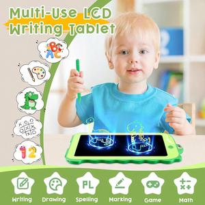 Tableta de Escritura LCD para Niños, Pizarra de Dibujo Colorida para Niños Pequeños, Bloc de Dibujo, Juguetes de Dinosaurios - Product Image 6