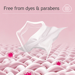 Lingettes pour femmes 100% biodégradables, au pH équilibré, jetables dans les toilettes, pour l'hygiène <span class=keywords><strong>intime</strong></span> - Product Image 4