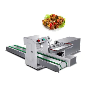 Hot Selling Bbq Making Machine Food Machinery Skewer Meat/Chicken Beef Lamb Skewing Machine