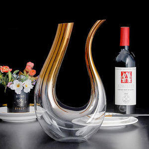 <span class=keywords><strong>Carafe</strong></span> à vin en verre plaqué or soufflé à la bouche faite à la main <span class=keywords><strong>Carafe</strong></span> à vin en verre argenté <span class=keywords><strong>Carafe</strong></span> à vin en or rose avec un trou comme poignée - Product Image 5