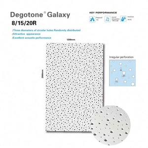 Pannelli <span class=keywords><strong>in</strong></span> Gesso Decorativi per <span class=keywords><strong>Soffitti</strong></span> con Perforazione Esagonale, <span class=keywords><strong>Cartongesso</strong></span> Forato 8 15 20r, Isolamento Acustico con Fori Quadrati - Product Image 3