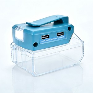 Adaptador USB <span class=keywords><strong>ADP05</strong></span> para Baterías de Litio de 14.4V y 18V con Material ABS para Baterías de Herramientas Eléctricas BL1815 BL1860 - Product Image 2