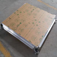 Plateforme de Scène Modulaire Portable en Alliage d'Aluminium Personnalisée, Installation Rapide, 1,22 m x 1,22 m, Capacité de Charge 300 kg pour