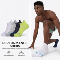 Chaussettes de course athlétiques personnalisées d'été, standard, en maille respirante, écologiques, à séchage rapide, montantes à la cheville, pour jeunes, unisexe, avec logo sur le dessous en tissu éponge