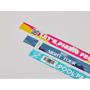 สายรัดข้อมือ AnyWristband สำหรับงานอีเว้นท์ สายรัดข้อมือ TYVEK สีสันสดใส แบบแยกชิ้น ขนาด 25 มม. (1 นิ้ว) - Product Image 5