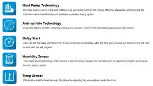 Sèche-<span class=keywords><strong>linge</strong></span> électrique à usage domestique, 8KG - Product Image 3