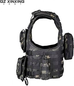 Chaleco Táctico BSCI con Bolsa de Pecho, Negro, Poliéster 600D, Ajustable, Personalizado, Arnés de Pecho para Radio, Bolsa Frontal - Product Image 5