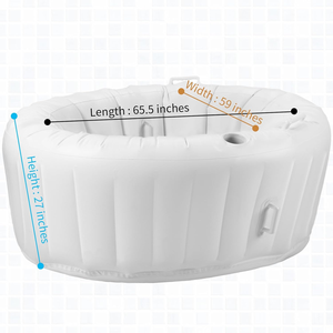 Piscina impermeable ecológica inflable <span class=keywords><strong>de</strong></span> PVC para interiores con cubierta <span class=keywords><strong>de</strong></span> piscina para el hogar Kit <span class=keywords><strong>de</strong></span> parto Esenciales <span class=keywords><strong>de</strong></span> trabajo y entrega para niños - Product Image 2