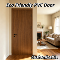 Serrure magnétique silencieuse en PVC anti-humidité pour porte intérieure, charnière sans perçage à film intégral 360° pour appartements de services et travaux d'ingénierie