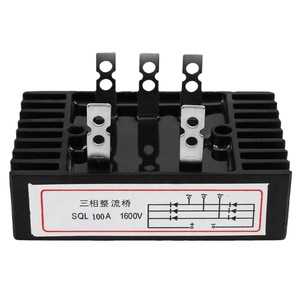 QL 100A 1600V Silicon Bridge <b>Rectifier</b> With Heat Sink For Single Phase Generator - Product Image 5