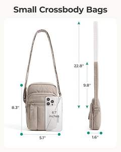 Túi đeo chéo nhỏ thời trang cá tính dành cho nữ, ví đeo chéo mini đựng điện thoại, ví du lịch - Product Image 4