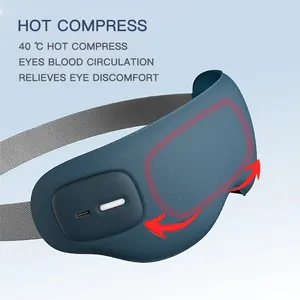 Professional New Sleep Mask Intelligent Heated Electronic Care Electric Hot And Cold Eye Massager Equipment With Vibration