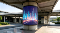 Affichage vidéo LED rond P2.5 personnalisé pour l'extérieur, conçu pour une publicité immersive à 360 degrés