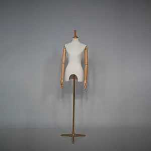 ชุดเดรสผ้าสำหรับผู้หญิง,เสื้อคลุมหุ่นไม้แบบเย็บปรับได้ปรับได้เองแบบครึ่งตัวสำหรับผู้หญิงผู้ใหญ่ - Product Image 1