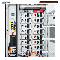 Armoire de stockage d'énergie refroidie par air avec onduleur hybride pour station solaire, usage commercial et industriel de secours
