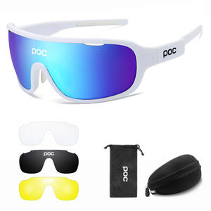 Gafas de sol deportivas MTB de alta calidad, gafas polarizadas para montar en bicicleta con <span class=keywords><strong>lentes</strong></span> TAC verdes, blancas y rojas para ciclismo de montaña - Product Image 6