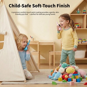 Talkie-walkie pour enfants à faible puissance de sortie 0,5 W, léger, sans quatre piles 4*AAA, <span class=keywords><strong>radio</strong></span> bidirectionnelle - Product Image 6