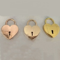 Cadenas d'amour en forme de coeur de serrure de mariage de pont de décoration en alliage de zinc coloré de bonne qualité