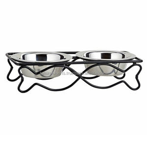 Customized Size and Shape Luxurious New Model Metal Dog Bowl <b>Feeder</b> Food Bowl Best Selling Manufacturer and Exporters - Product Image 3