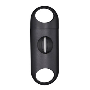 <b>V</b> Shaped Cigar Cutter Stainless Steel Portable <b>Bar</b> Shape Safety Feature Cigar Accessories - Product Image 3