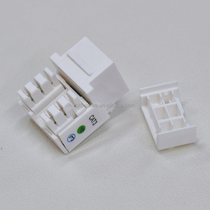 โมดูลโทรศัพท์ CAT3 ขั้วต่อ RJ11 6P4C โมดูลเสียง ขั้วต่อคีย์สโตน ตัวเชื่อมต่อเครือข่ายแบบไม่ต้องใช้เครื่องมือ - Product Image 2