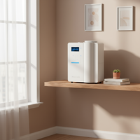 Diffuseur d'huiles essentielles sans eau à atomisation à froid à deux fluides, faible bruit, pour hôtel, nouveau modèle 2025, luxe, commercial, de table