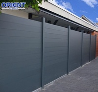 Clôture de jardin en aluminium pour extérieur, design moderne, clôture de jardin durable, clôture extérieure en aluminium Orient