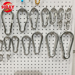 Sản Xuất Mạ Kẽm M4-M12 Mùa Xuân Snap Móc Con Chó Dây Xích Mùa Xuân Móc Bạc Nhỏ Kim Loại Móc - Product Image 5