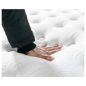 Full Single Size Memory Foam Latex Pocket Spring Hotel Bed Mattresses In A Box Euro Pillow Top Factory Supply King Queen