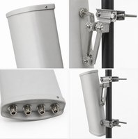 Antenne sectorielle monopole DAS CenRF SC1-6927-1214D65DAG4D à polarisation 50W, 698-2700MHz, 18dBi, GSM LTE NR 45, pour extérieur, prix usine