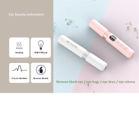 Électrique eye massager lèvres visage oeil instrument de beauté rouge à lèvres forme vibrateur oeil LM-1801
