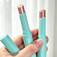 Nouveau Stick Fard à Paupières Scintillant Effet Gelée, Marque Privée, Pailleté, Imperméable, Lisse, Végétalien, Maquillage des Yeux, Vente en Gros