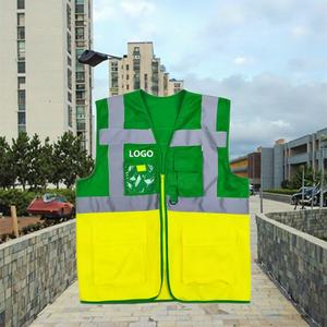 Chemises polo et gilets de sécurité personnalisables haute visibilité, vêtements de travail réfléchissants pour ingénieurs de la construction avec support de logo - Product Image 1