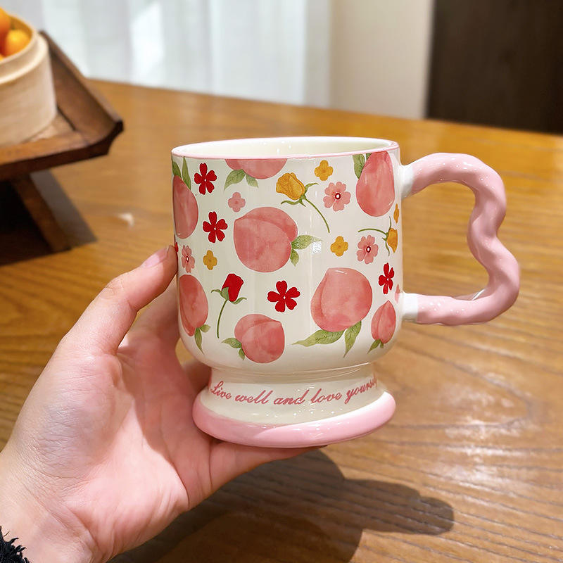 Pêche rose [tasse unique]