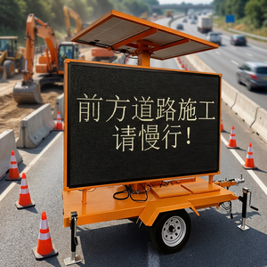 Panneau de signalisation routière mobile, signalisation de circulation portable, signalisation pour la sécurité routière et les travaux de construction - Product Image 5