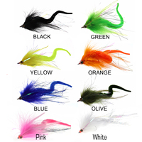 Vente en gros de queues de dragon Mangum Streamer eau salée appâts mouches bar brochet maskinongé pêche mouche leurres banderoles personnalisées
