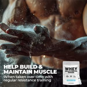 Julong OEM Marque privée Poudre d'isolat de protéine de lactosérum Croissance musculaire Protéine de lactosérum pour <span class=keywords><strong>musculation</strong></span> - Product Image 6