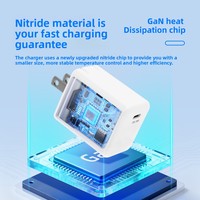 Chargeur USB-C PD 70W GaN avec protection ignifuge, logo personnalisable pour 17 téléphones